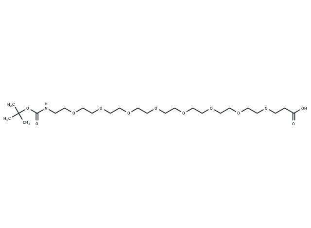 N-叔丁氧羰基-七聚乙二醇-羧酸,Boc-NH-PEG8-CH2CH2COOH