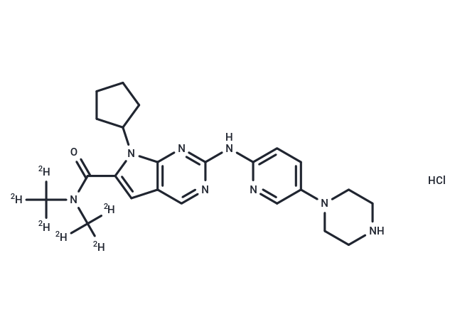 化合物 Ribociclib-d6 HCl,Ribociclib-d6 HCl