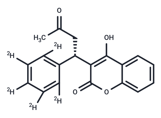 化合物 (S)-Warfarin-d5,(S)-Warfarin-d5