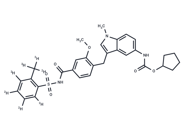 化合物 Zafirlukast-d7,Zafirlukast-d7