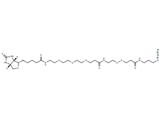 化合物Biotin-PEG3-SS-azide,Biotin-PEG3-SS-azide