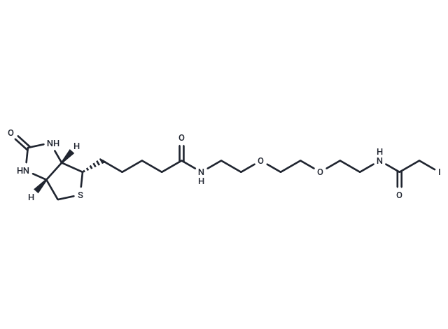 生物素-二聚乙二醇-碘乙酰胺,Biotin-PEG2-C2-iodoacetamide