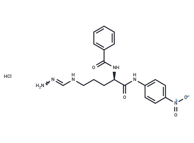 化合物 Bz-D-Arg-pNA hydrochloride,Bz-D-Arg-pNA hydrochloride