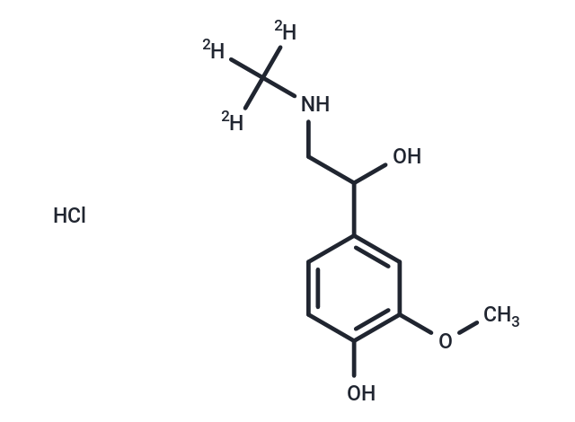 化合物 rac Metanephrine-d3 Hydrochloride Salt,rac Metanephrine-d3 Hydrochloride Salt