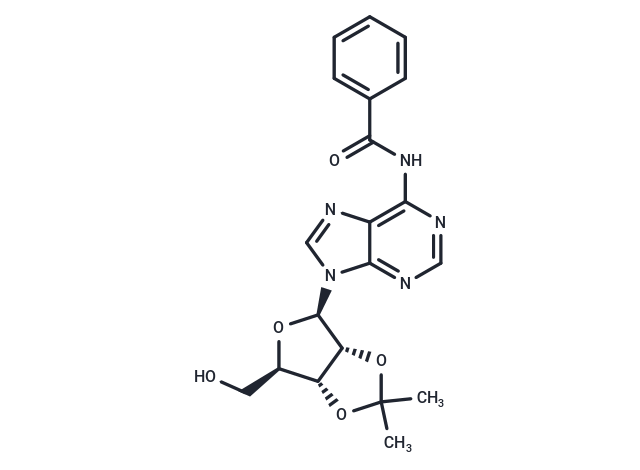 化合物 N6-Benzoyl-2',3'-isopropylidene adenosine,N6-Benzoyl-2',3'-isopropylidene adenosine