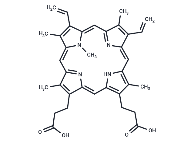 化合物 N-Methylprotoporphyrin IX,N-Methylprotoporphyrin IX