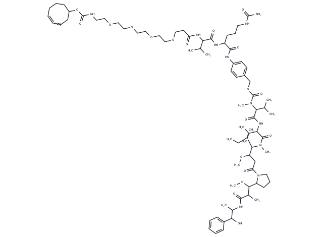 化合物 TCO-PEG4-VC-PAB-MMAE,TCO-PEG4-VC-PAB-MMAE