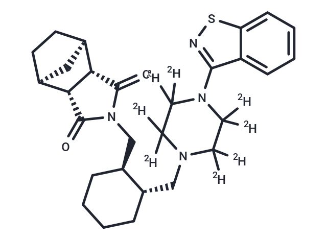 化合物 lurasidone-d8,lurasidone-d8