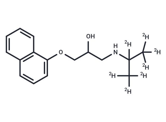 化合物 rac-Propranolol-d7,rac-Propranolol-d7