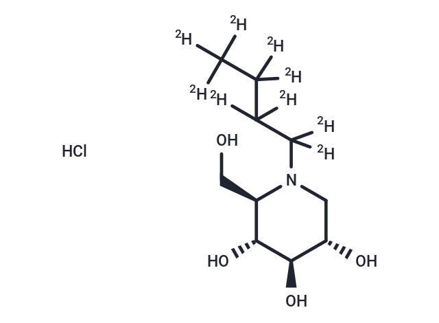 化合物 Miglustat-d9 HCl,Miglustat-d9 HCl