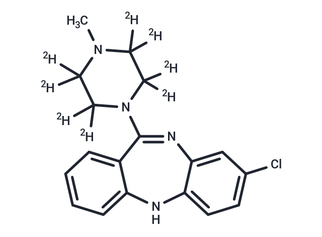 化合物 Clozapine-d8,Clozapine-d8