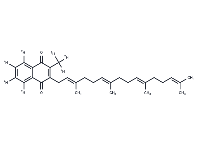 化合物 Menaquinone 4-d7 (Mixture of cis-trans isomers),Menaquinone 4-d7 (Mixture of cis-trans isomers)