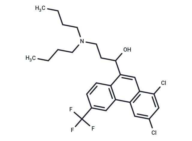 化合物 Halofantrine,Halofantrine