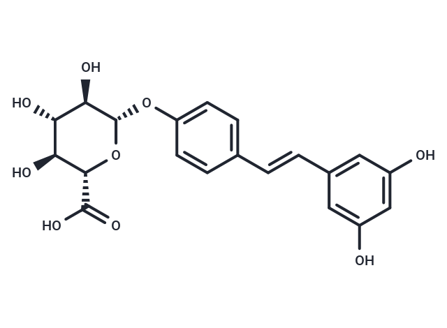 Resveratrol-4'-O-D-Glucuronide,Resveratrol-4'-O-D-Glucuronide