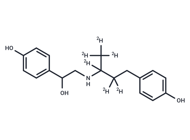 化合物 Ractopamine-d6 (Mixture of Diastereomers),Ractopamine-d6 (Mixture of Diastereomers)