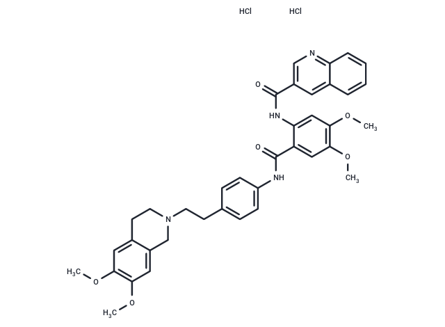 化合物 Tariquidar dihydrochloride,Tariquidar dihydrochloride