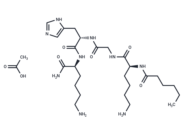 化合物 Caprooyl-tetrapeptide-3 acetate,Caprooyl-tetrapeptide-3 acetate