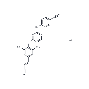 化合物 Rilpivirine HCl|T2330L|TargetMol