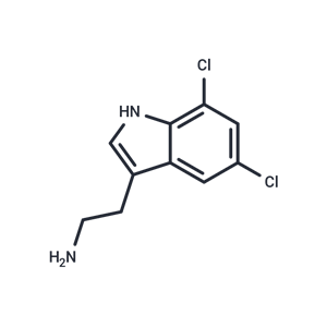 化合物 2-(5,7-dichloro-1H-indol-3-yl)ethan-1-amine|T50089|TargetMol