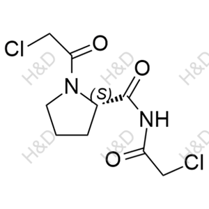 維格列汀雜質(zhì)39,(S)-N,1-bis(2-chloroacetyl)pyrrolidine-2-carboxamide