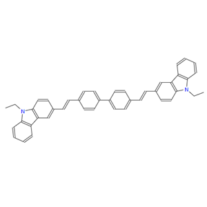 4,4'-双(9-乙基-3-咔唑乙烯基)-1,1'-联苯