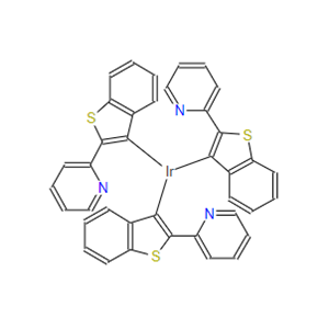 三[2-(苯并[b]噻吩-2-基)吡啶-C3,N]銥(III)