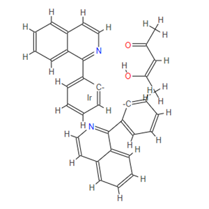 乙酰丙酮酸二(1-苯基異喹啉-C2,N)合銥(III)