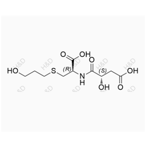 福多司坦雜質(zhì)19,(S)-4-(((R)-1-carboxy-2-((3-hydroxypropyl)thio)ethyl)amino)-3-hydroxy-4-oxobutanoic acid