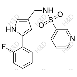 N-((5-(2-fluorophenyl)-1H-pyrrol-3-yl)methyl)pyridine-3-sulfonamide	沃诺拉赞杂质65	