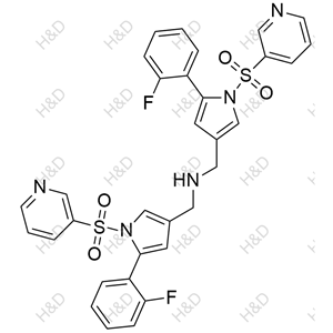 bis((5-(2-fluorophenyl)-1-(pyridin-3-ylsulfonyl)-1H-pyrrol-3-yl)methyl)amine	沃诺拉赞杂质73	