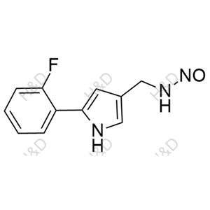 N-((5-(2-fluorophenyl)-1H-pyrrol-3-yl)methyl)nitrous amide	沃诺拉赞杂质81	