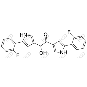 1,2-bis(5-(2-fluorophenyl)-1H-pyrrol-3-yl)-2-hydroxyethanone	沃诺拉赞杂质84	