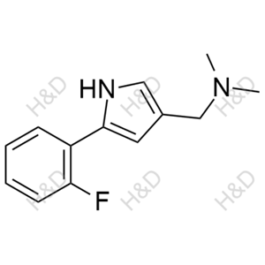 1-(5-(2-fluorophenyl)-1H-pyrrol-3-yl)-N,N-dimethylmethanamine	沃诺拉赞杂质89	