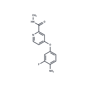 化合物 4-(4-Amino-3-fluorophenoxy)-N-methylpicolinamide|T66390|TargetMol