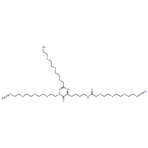 化合物 Amine-PEG3-Lys(PEG3-N3)-PEG3-N3|T77887|TargetMol