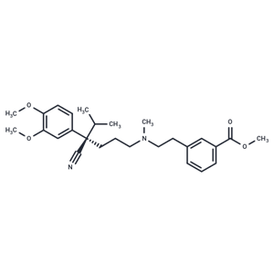 化合物 T15257L,Methyl 3-[2-[[(4R)-4-cyano-4-(3,4-dimethoxyphenyl)-5-methylhexyl]methylamino]ethyl]benzoate