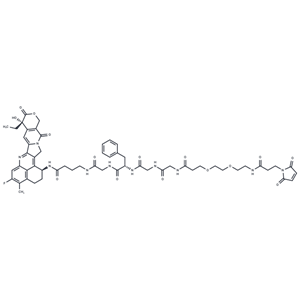 化合物 Mal-PEG2-Gly-Gly-Phe-Gly-Exatecan|T77888|TargetMol