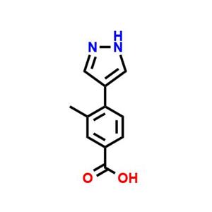 3-甲基-4-(1H-吡唑-4-基)苯甲酸