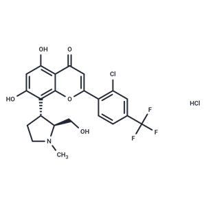 化合物 rel-(2S,3R)-Voruciclib hydrochloride|T78048|TargetMol