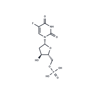 化合物 2’-Deoxy-5-Fluorouridine 5’-phosphate triethyl ammonium salt|TNU1203|TargetMol