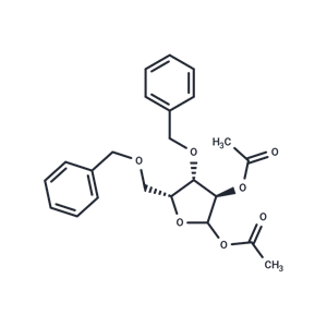 化合物 1,2-Di-O-acetyl-3,5-di-O-benzyl-D-xylofuranose|TNU1626|TargetMol