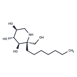 化合物 5-C-heptyl-DNJ|T60422|TargetMol