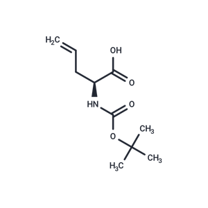 化合物 (S)-2-((tert-Butoxycarbonyl)amino)pent-4-enoic acid|T67027|TargetMol