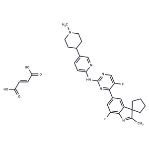 化合物 Crozbaciclib fumarate|T72393|TargetMol