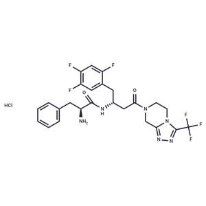 化合物 Sitagliptin fenilalanil hydrochloride|T74592|TargetMol