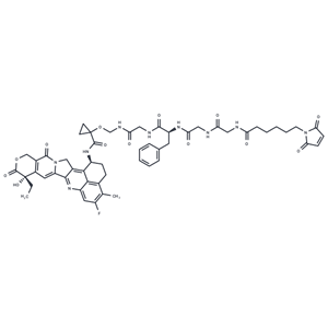 化合物 MC-Gly-Gly-Phe-Gly-amide-cyclopropanol-amide-Exatecan|T77879|TargetMol