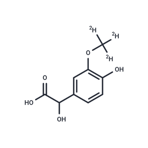 化合物 DL-4-Hydroxy-3-methoxymandelic-d3 acid|TMIH-0195|TargetMol