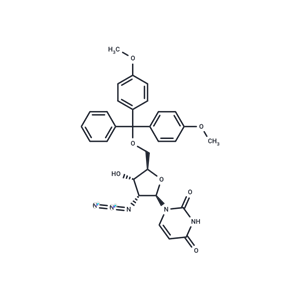 化合物 2’-Azido-2’-deoxy-5’-O-(4,4’-dimethoxytrityl)uridine|TNU0969|TargetMol