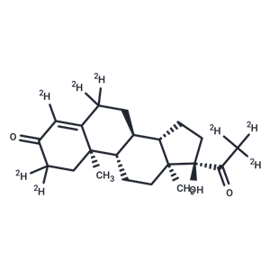 化合物 17α-Hydroxyprogesterone-d8|TMIH-0026|TargetMol