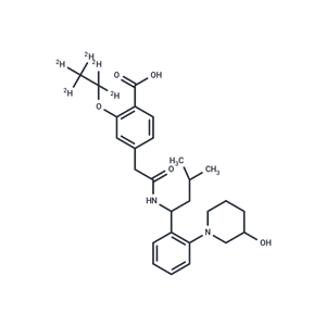 化合物 3-Hydroxy Repaglinide-d5|TMIH-0045|TargetMol